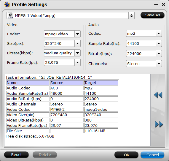 PPT Video Settings