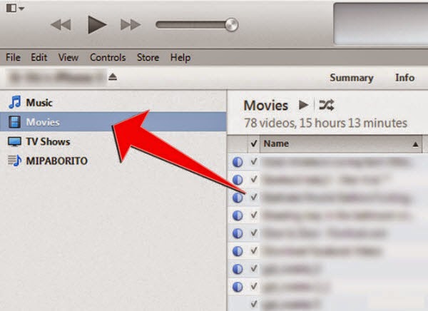 movies in itunes