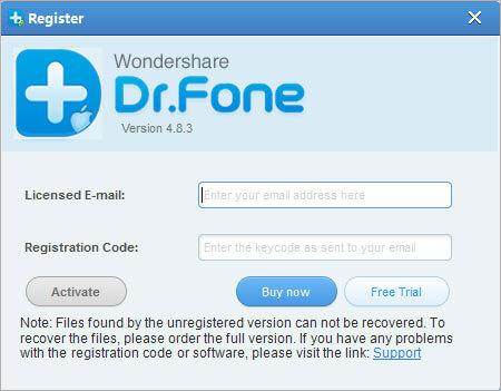 dr fone licensed email and code list 9.9.7