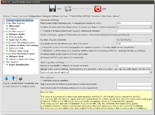 Java Ps3 And Xbox 360 Media Server